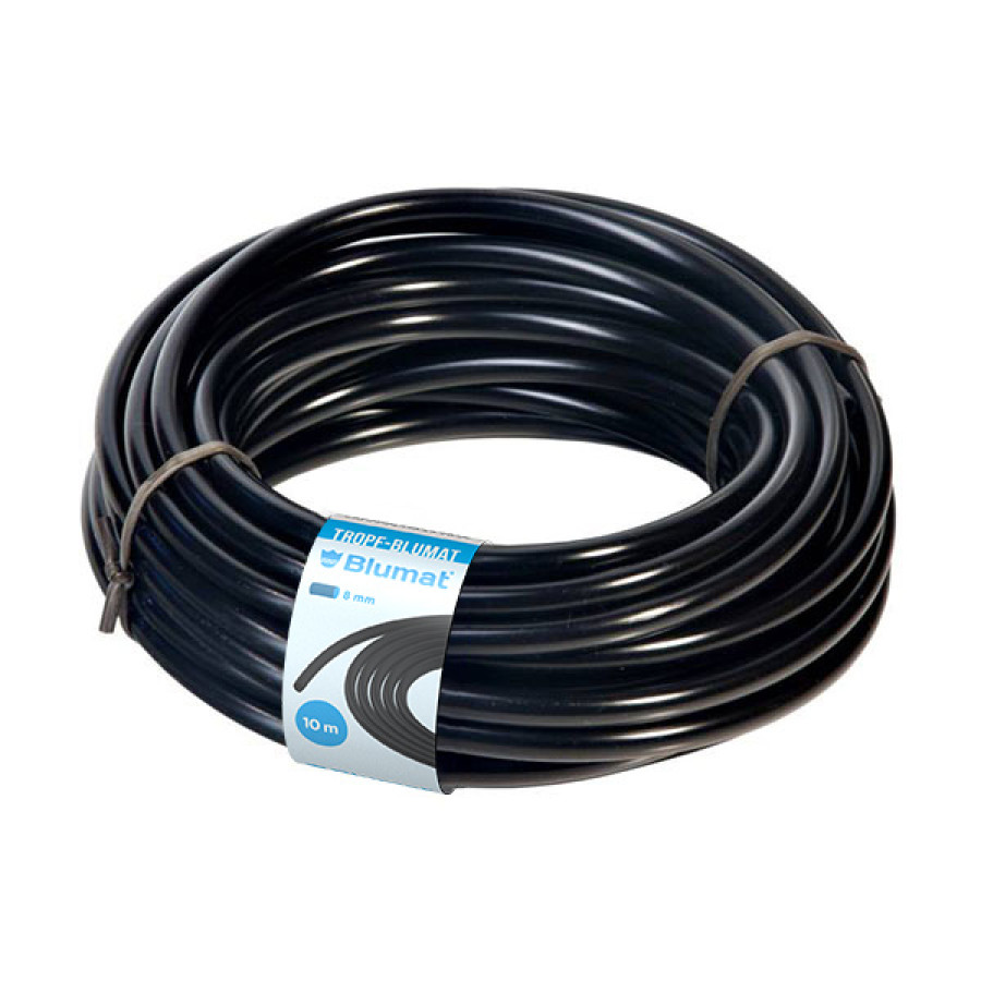 Tubo de alimentación 8 mm, negro