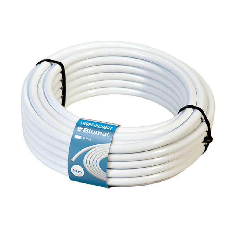 Tuyau d’alimentation 8 mm, blanc